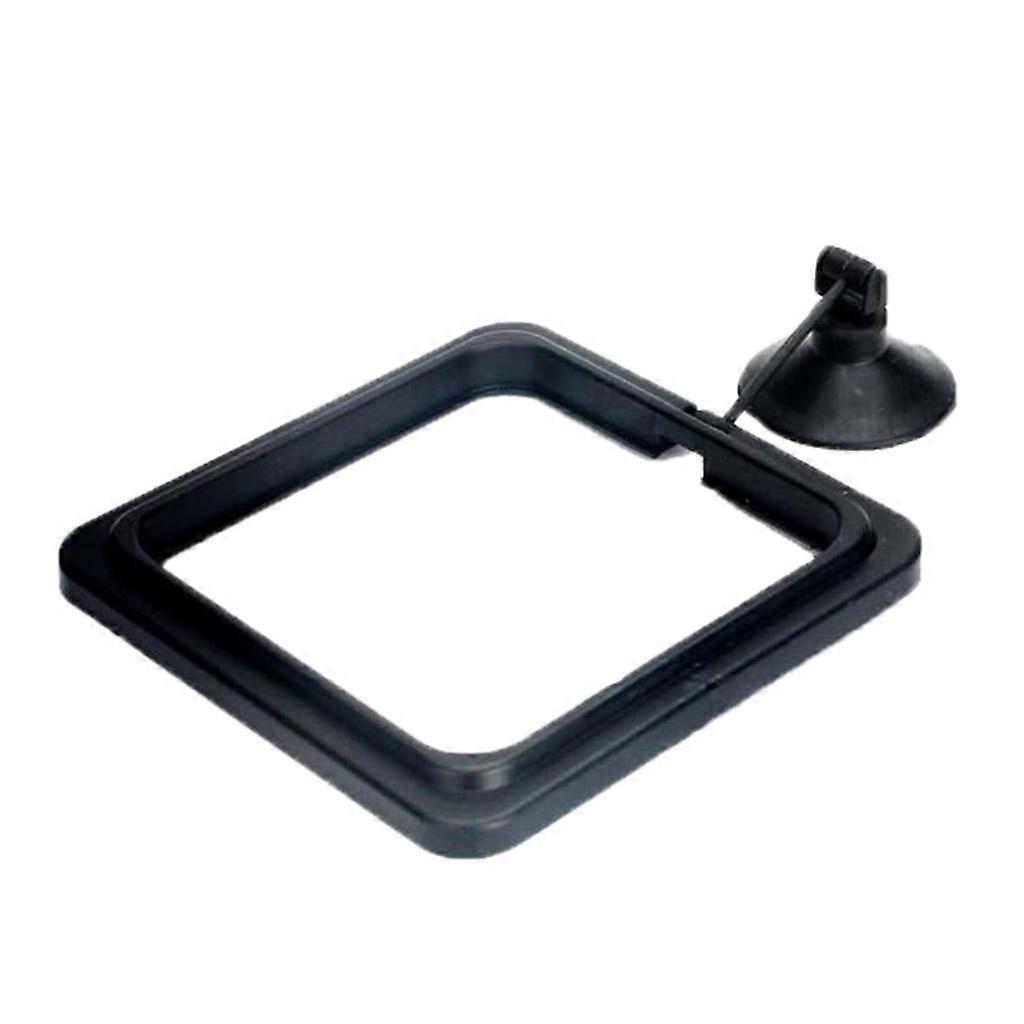 1Pc Aquarium Floating ,Mini Feeder Circle with Suction Cup, Tary Feeder Tool