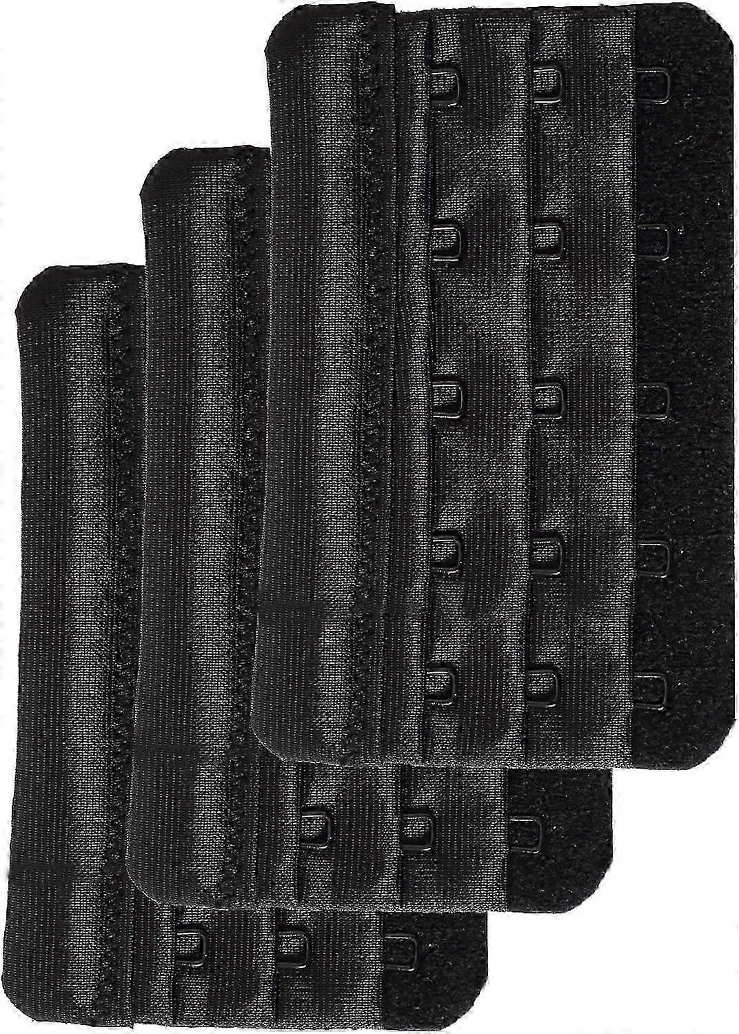 Women's Bra Extender 5 Hook Plus Size Bra Strap Extenders 3pcs-Pack Edition a