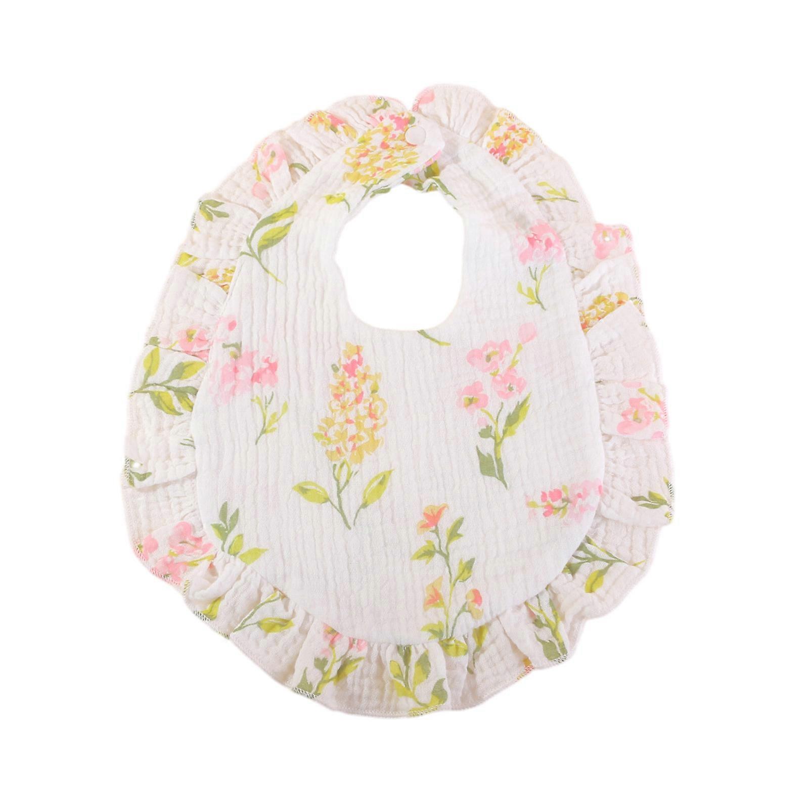 Baby Bandana Dribble Bibs with Multi-pattern Cotton Super- Soft Drool Bibs Floral Newborn Bibs for Boys Girls Unisex