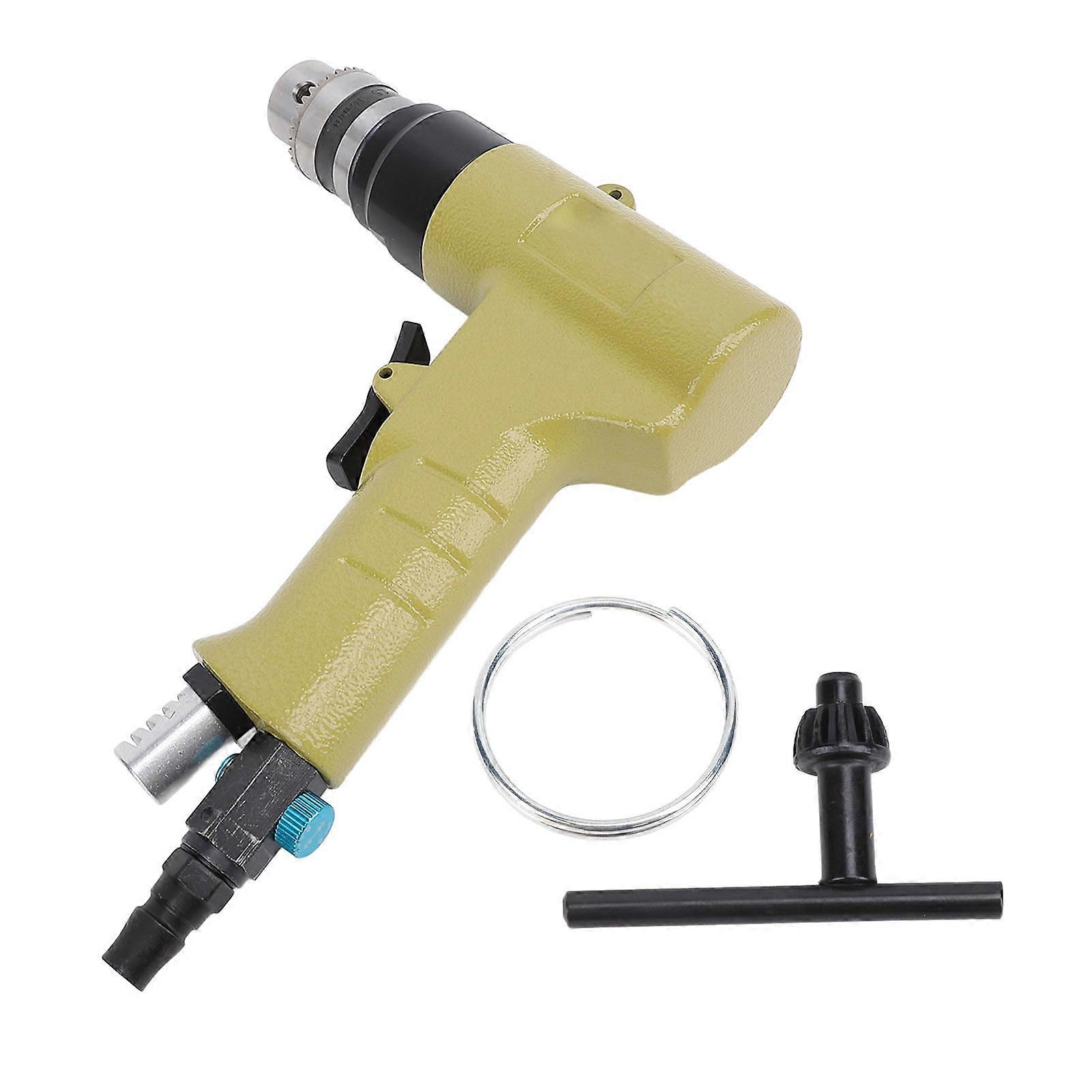 Pneumatic Drill Professional 1800RPM High Speed 3/8 Inch Reversible Rotation Drill Tool for Hole Drilling for Furniture Machine Production