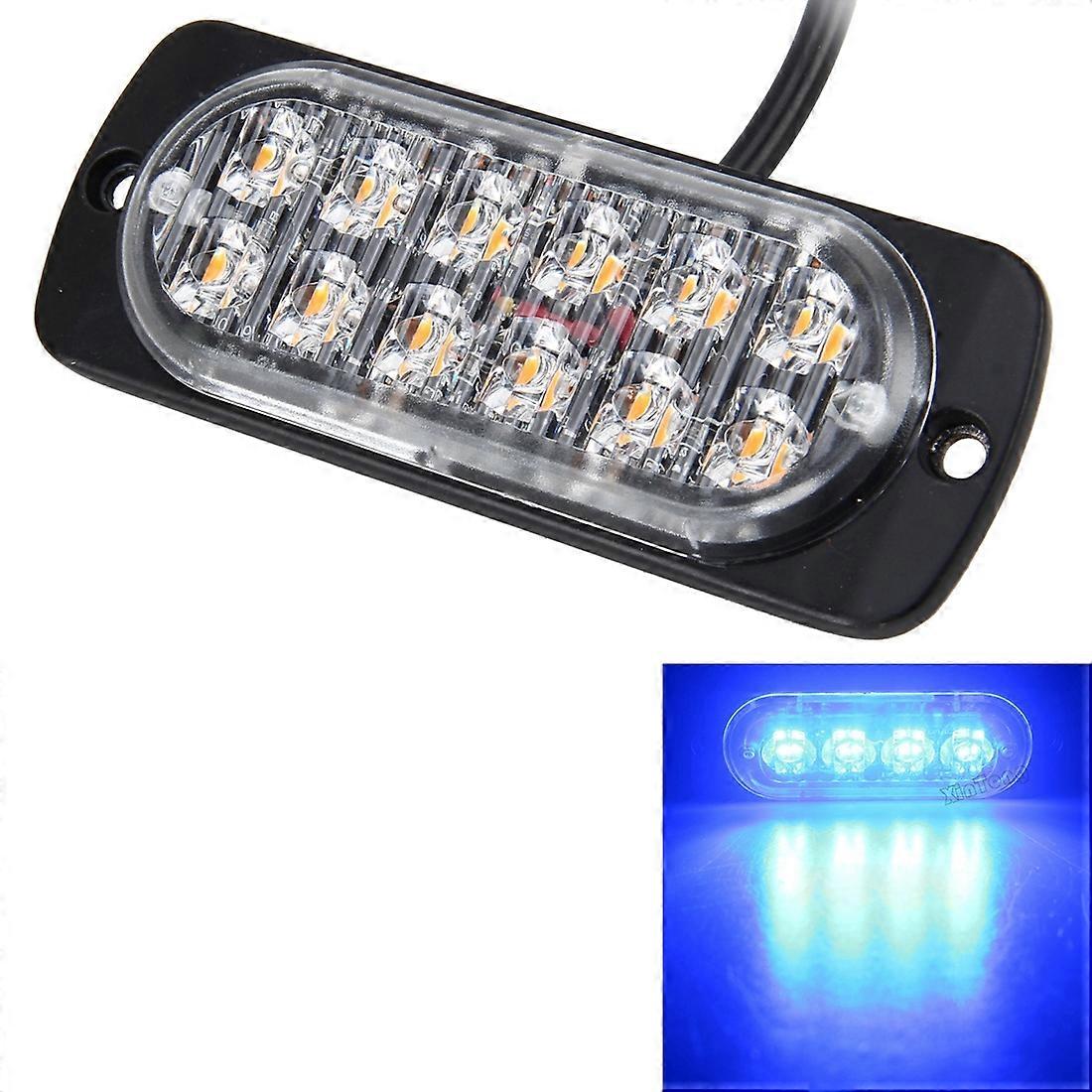 VS-12T 2W 12LEDs Car Waterproof Flash Warning Light