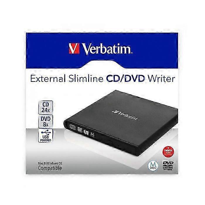 Disk Reader - VERBATIM - Slimline - DVD±RW - USB 2.0 - Extern