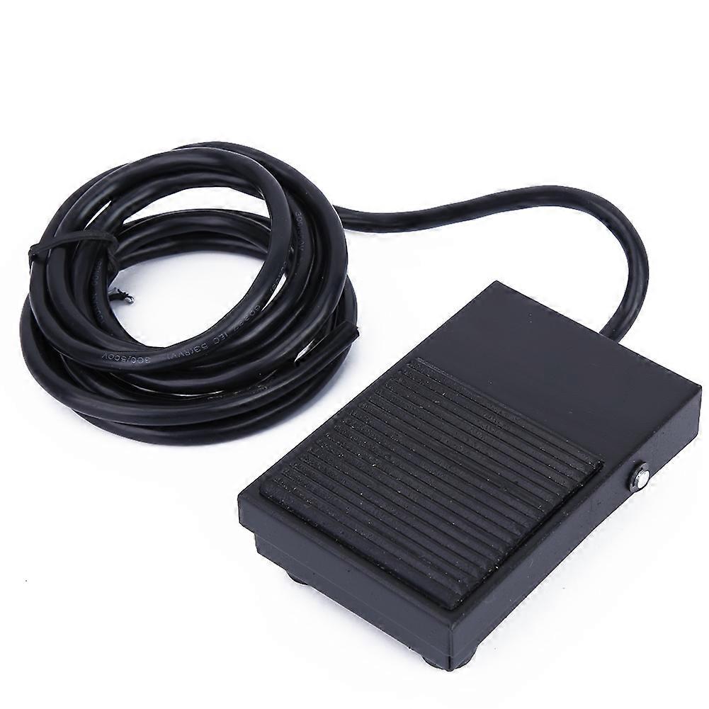 TFS‑1 Iron Shell Foot Control Pedal Switch Footswitch with 2 Meters Cable 220V