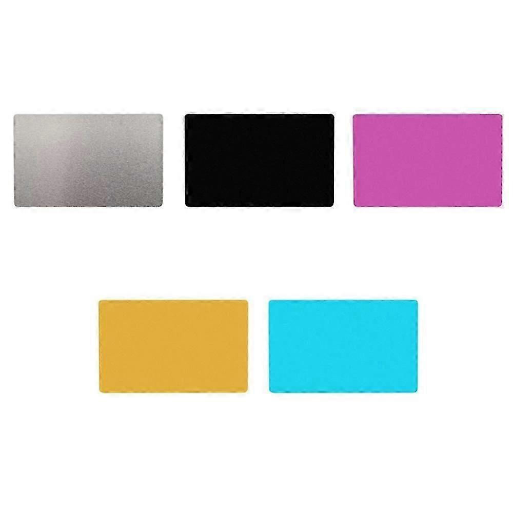 100Pcs 0.2mm Ultra-Thin Aluminum Business Card Dog Name Plate Marking Engraving Business Card Blank