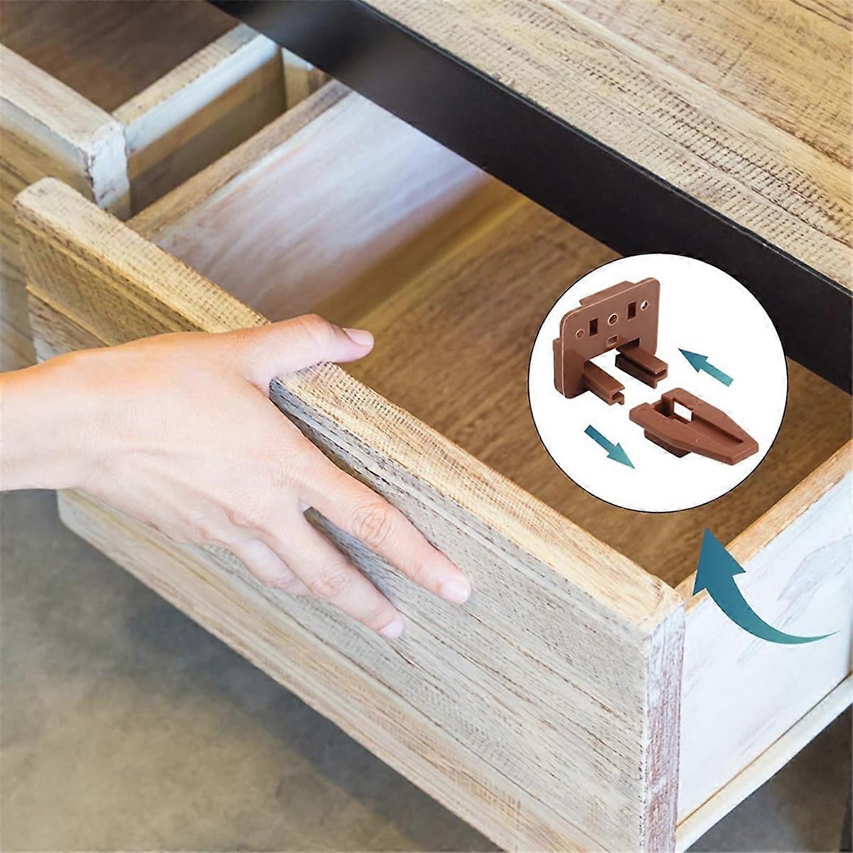 6 Sets Drawer Guide Kit, Drawer Parts Drawer Slide