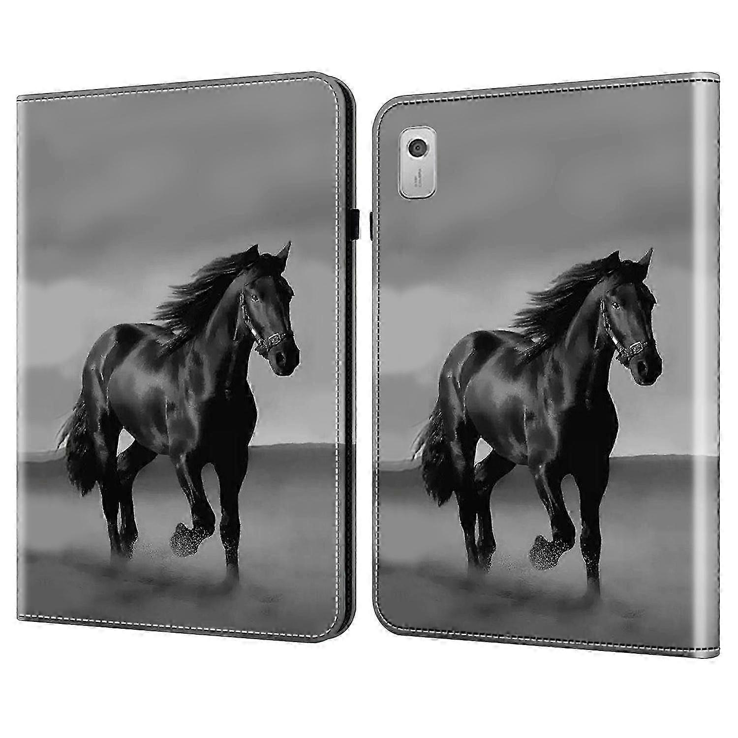 For Lenovo Tab M9 Shockproof Case Pattern Print Leather Tablet Cover with Stand