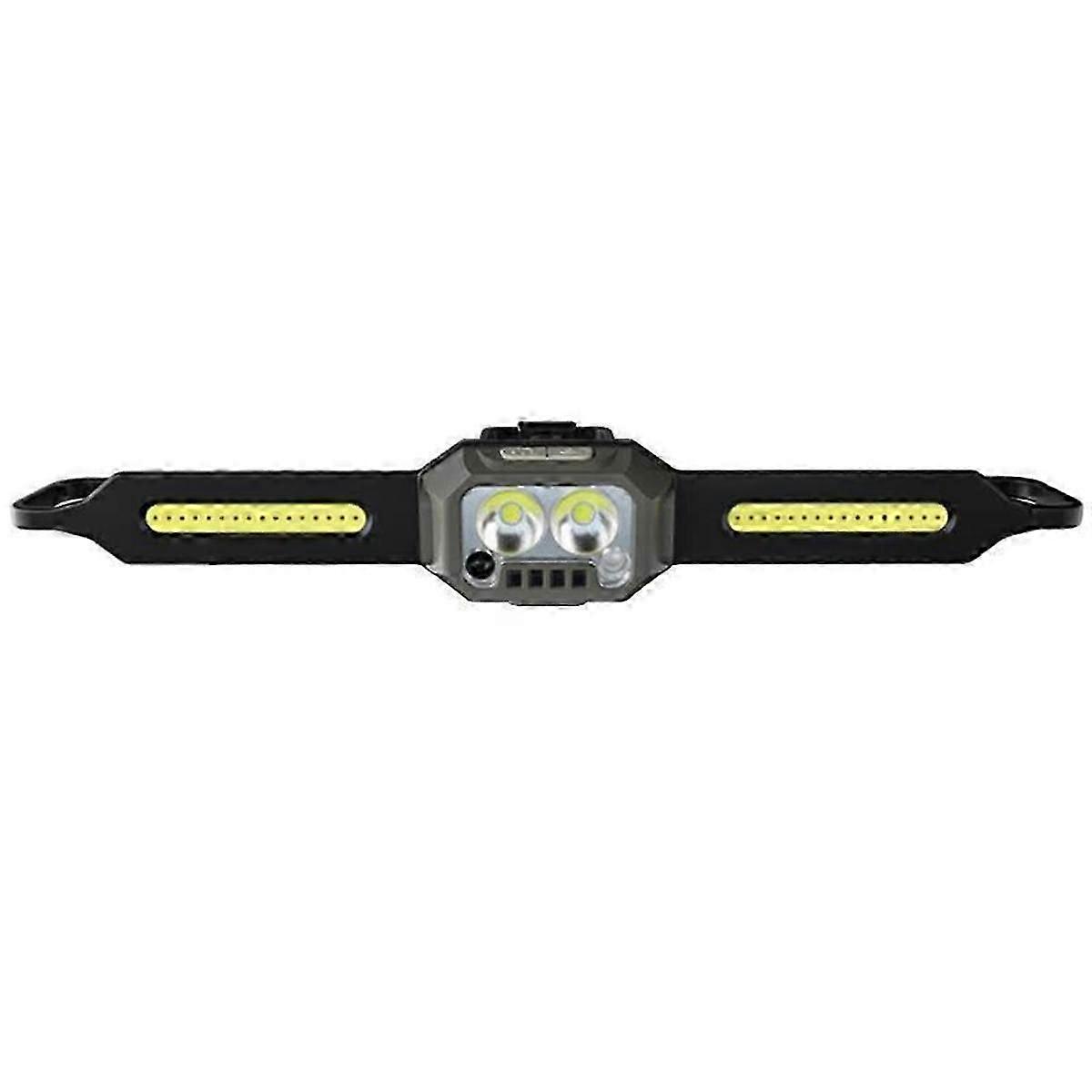 LED Sensor Head Light Lamp 1000 Lumens COB Silicone Outdoor Sport Head Light Lamp for Running Hikin