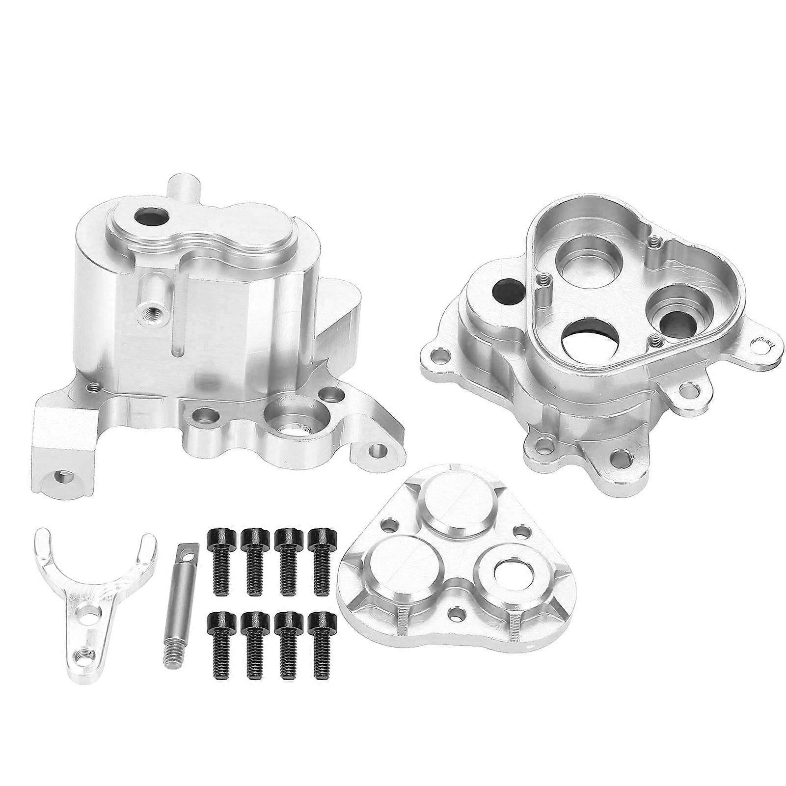 Aluminum Alloy Gearbox Housing Replacement for TRAXXAS TRX-4/6 Simulation 1/10 RC Carsilver
