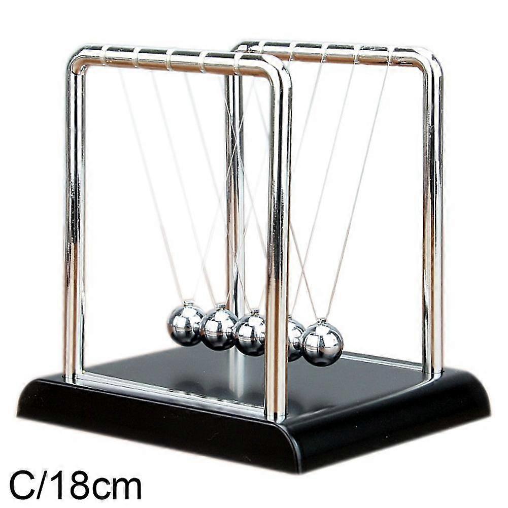 Large (C) $ Creative square perpetual motion transmission collision ball Newton pendulum decompression toy student gift