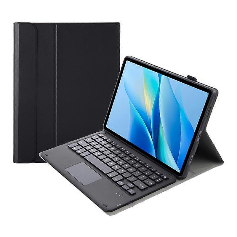 AV13-A TPU Ultra-thin Detachable Bluetooth Keyboard Leather Case with Touchpad