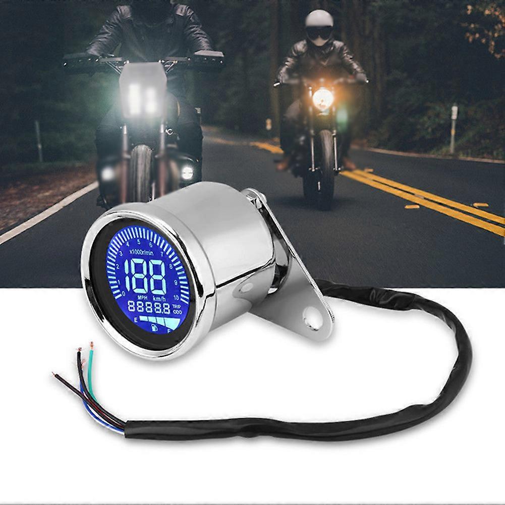 Universal Motorcycle Digital Speedometer Multifunctional Colorful LCD Motorcycle Racer Tachometer