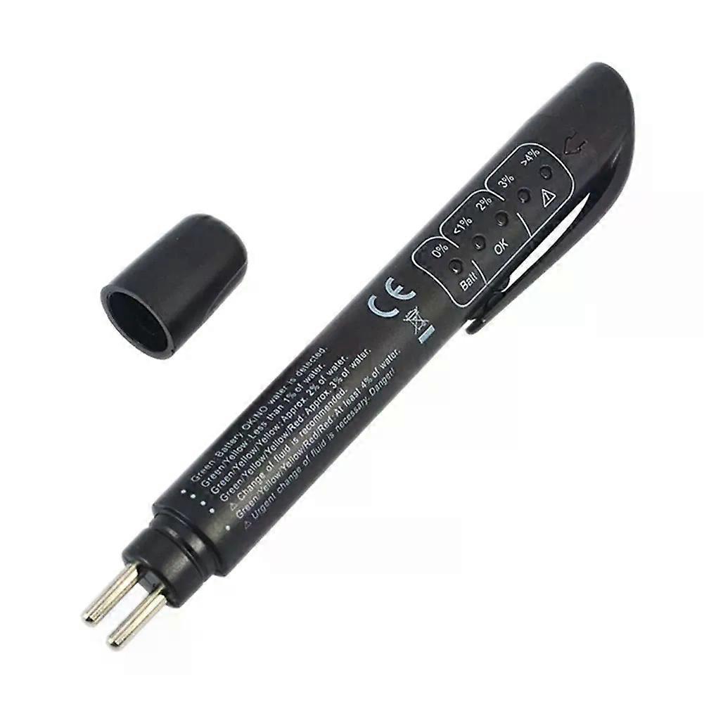Portable Brake Fluid Inspection Pen with LED Light Automotive Testing Tool DOT 3/4/5 Brake Fluid Liquid Tester for Motor Vehicle