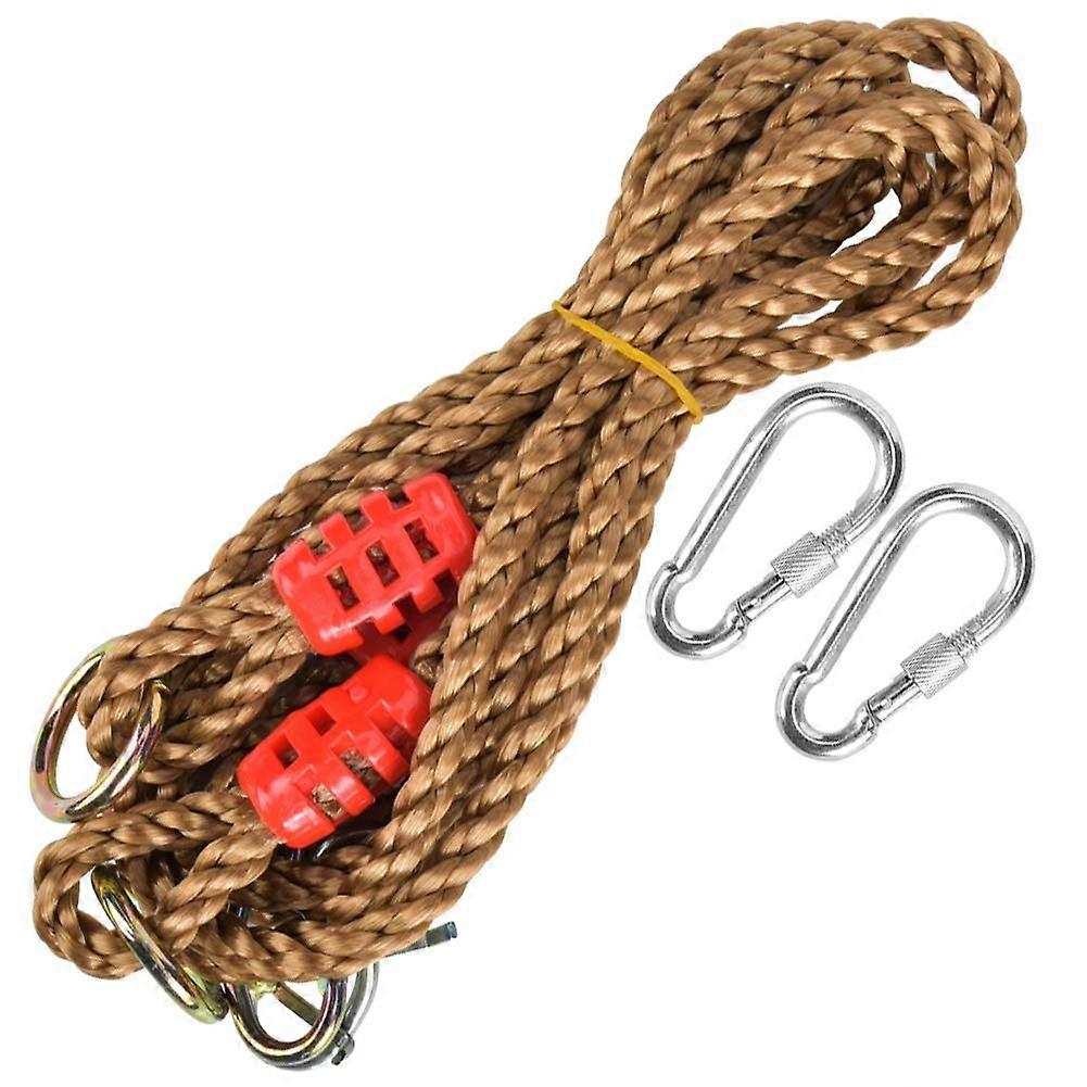 Swing Hammock Extension Cord Rope - Heavy-Duty Tree Strap Kit with Connecting Buckle for Outdoor Camping and Children’s Swinging Chair