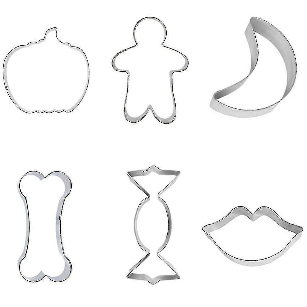 6pcs Creative Shaped Cake Cutter