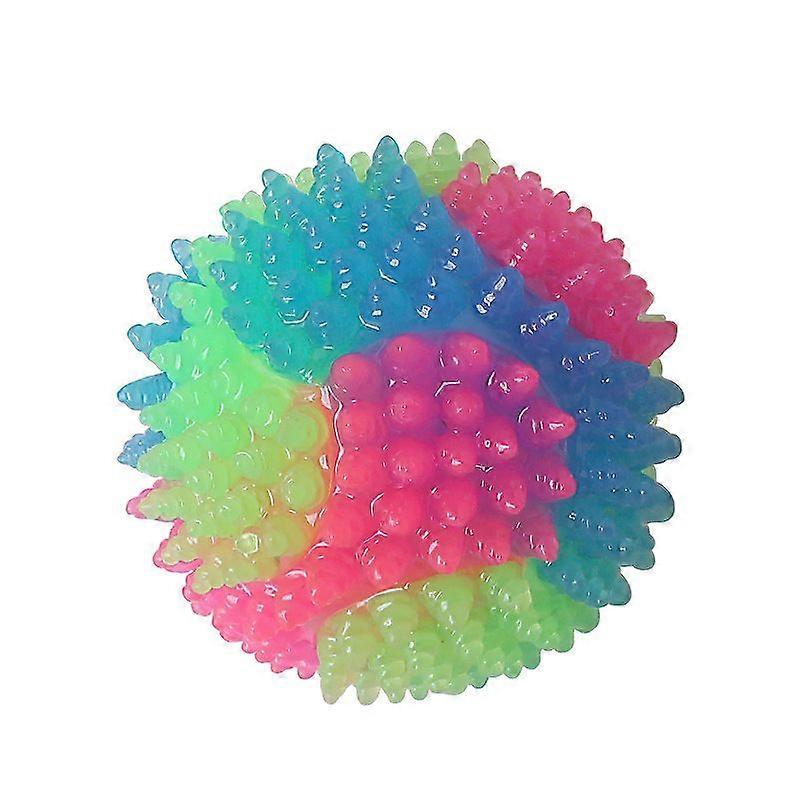 Pet Dog Toy ChewingDog Balls Flashing Elastic Glow In The Dark Interactive Ball Dog Ball Pet Toys Puppy Chew Toy