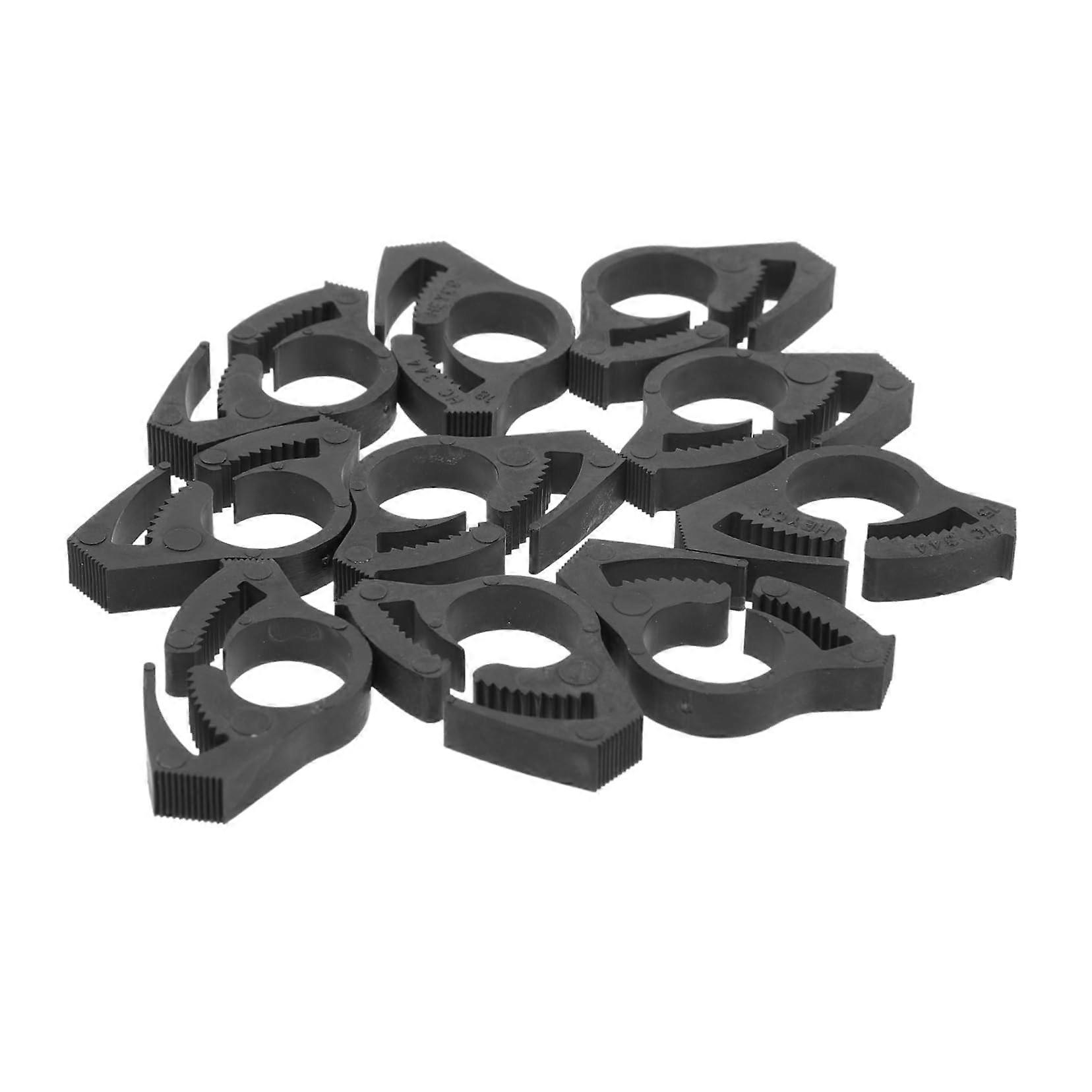 Wire Guard Ring Cable Lock Buckle - 10pcs Nylon Ratcheting Hose Clamp, Easy Install, Durable, Adjustable Size