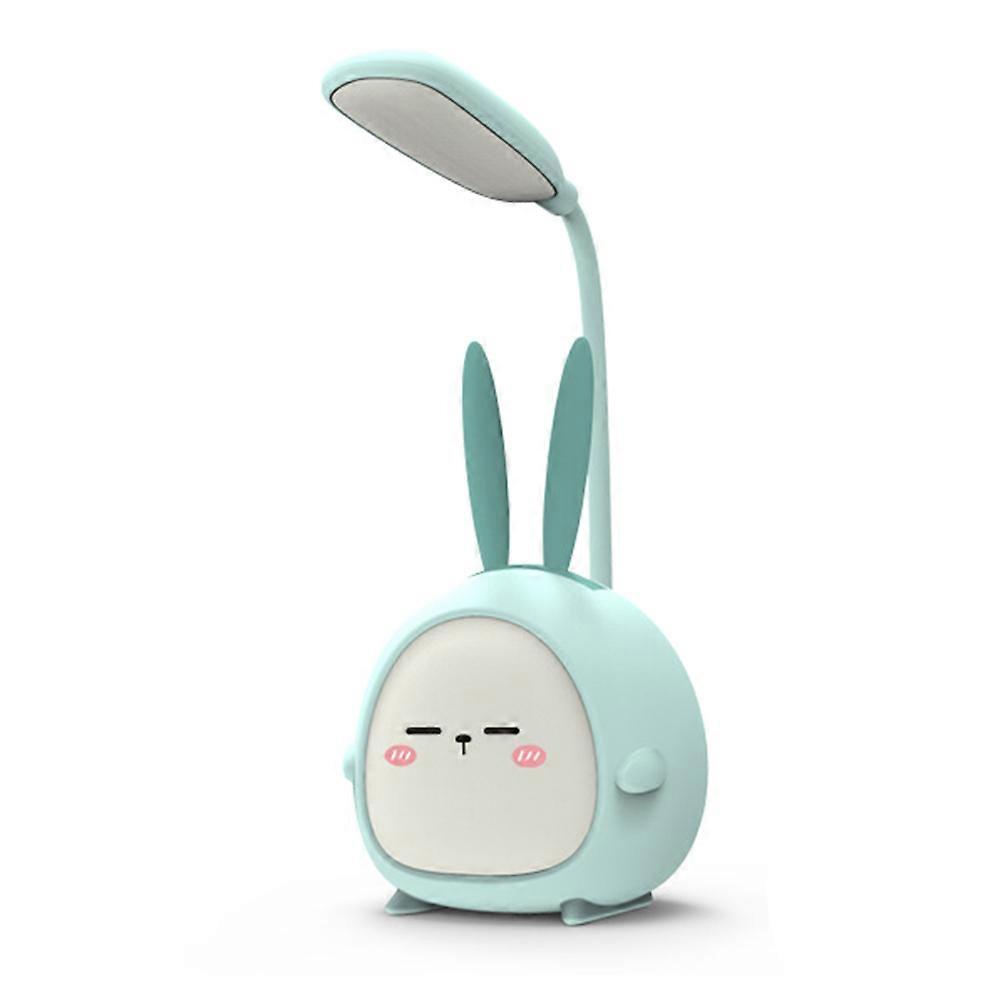 Portable LED Desk Lamp Foldable Light Cute Cartoon Desk Lamp Blue