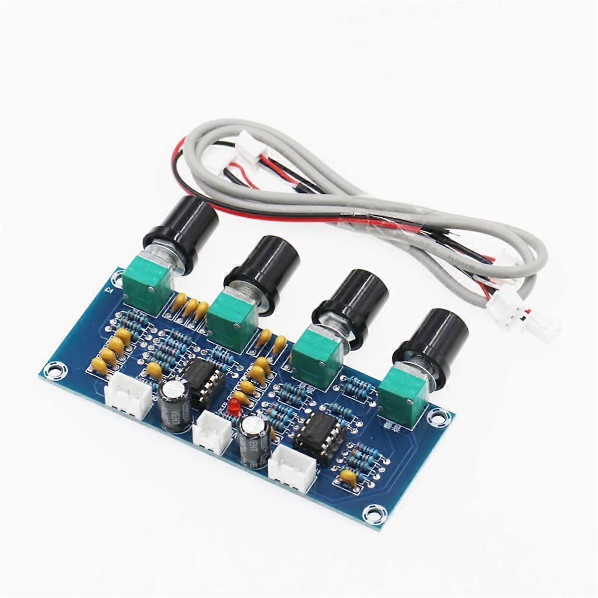 XH-A901 Tone Board Preamp Pre-Amp with Treble Bass Volume Adjustment Pre-Amplifier Tone Controller f