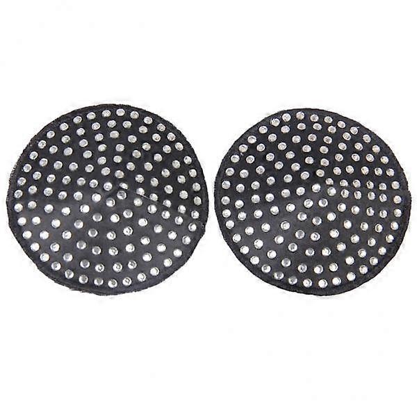 2x Reusable Clear Rhinestone Round Women's Covers