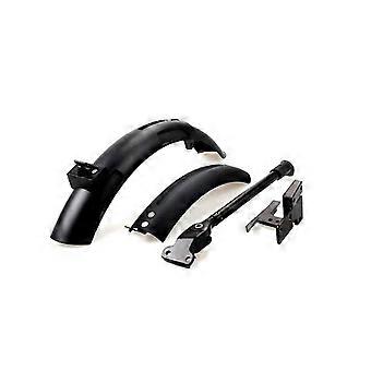 Electric Bicycle Mudguard with Mud Removal, Front Rear Support Footrest for E-Bike