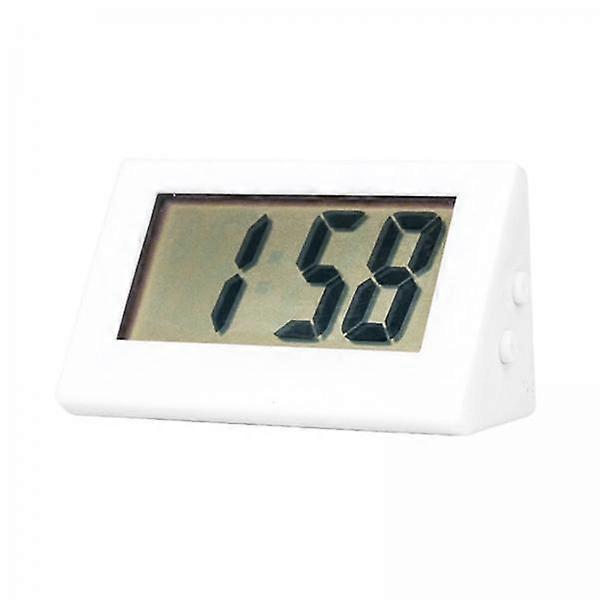 3xTable Clock Battery Powered Display for Various Occasions Art Decor White