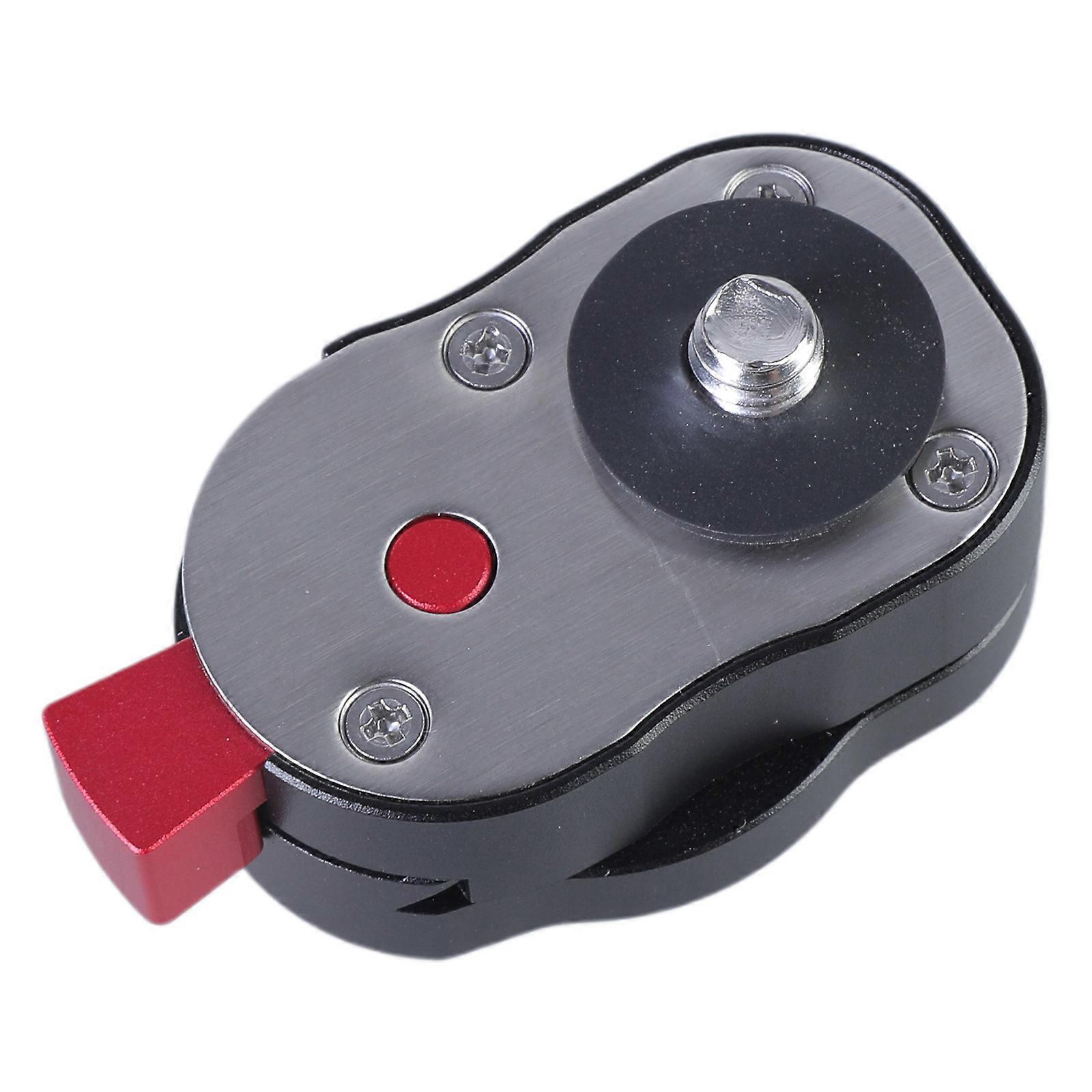 Self-Locking Quick Release Plate LCD Monitor Magic Arm LED Light Camera Camcorder Rig Mount Adapter 1/4 Screw Hole