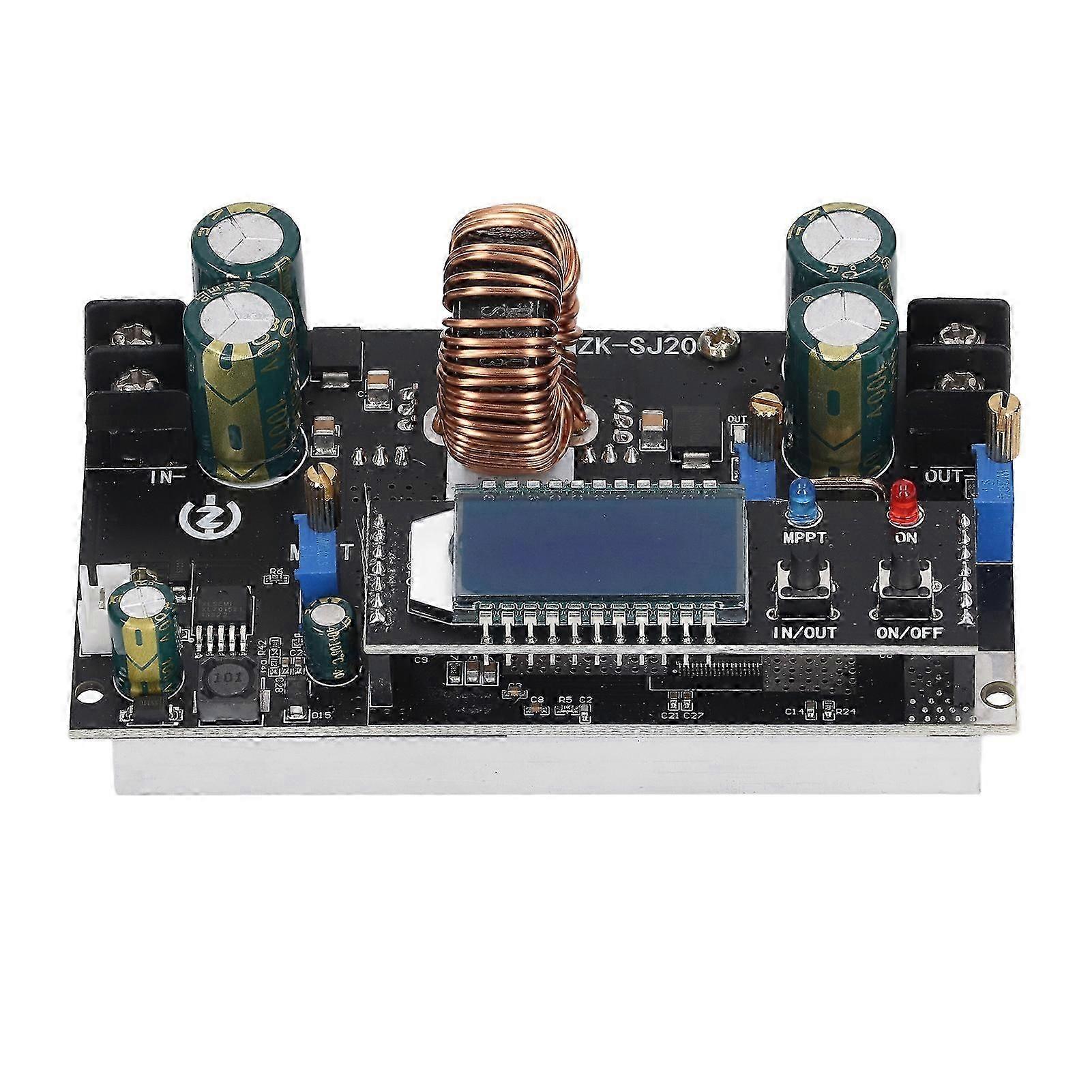 Boost Buck Power Supply Module LCD Display Solar 300W Automatic Buck Boost Module for Charging