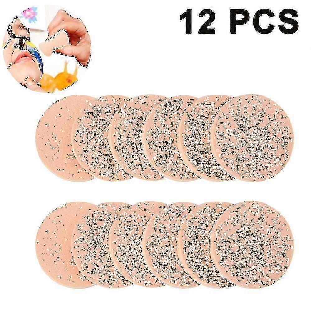 12 Packs Face Paint Sponge Set Make-up Sponge Round Sponge Puff