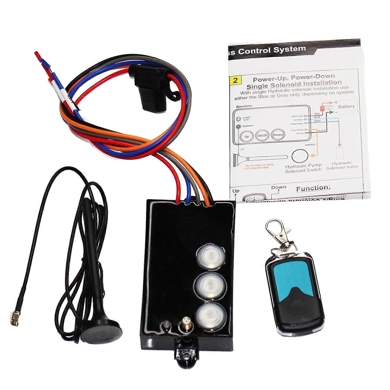 Portable Hydraulic Lift Winch Tilt Wireless Remote Control System for Dump Trailers Improve Work Efficiency and Security