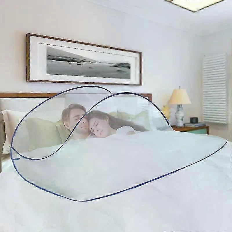 2025 con Mosquito Net For Head Portable Mosquito Net For Beds Rest Nets For Couple Folding Double Bed Insect Screen Travel Face Cover.