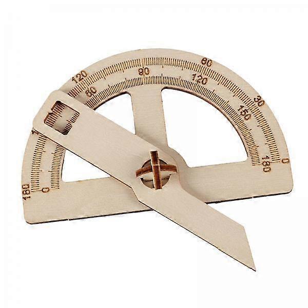 6x DIY Math Learning Tool Angle Ruler Educational Toy Building Project