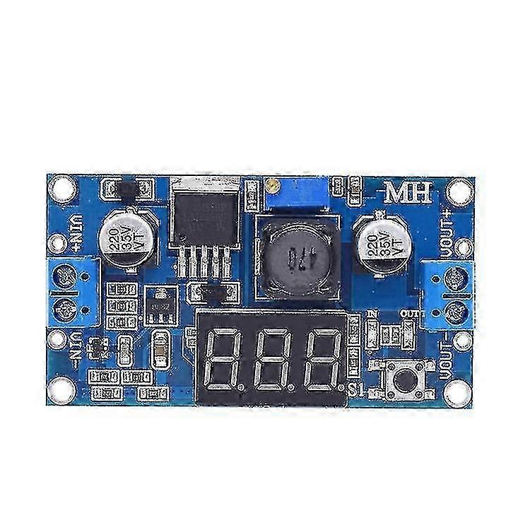 Botao Adjustable Buck Regulator Dc-dc Converter Module With Led Display 4~40v To 1.25~37v Lm2596 1-pack