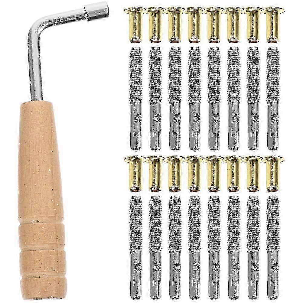 Lyre Harp Tuning Pin Set with L-Shaped Wrench for String Instrument 2025 Walkbee