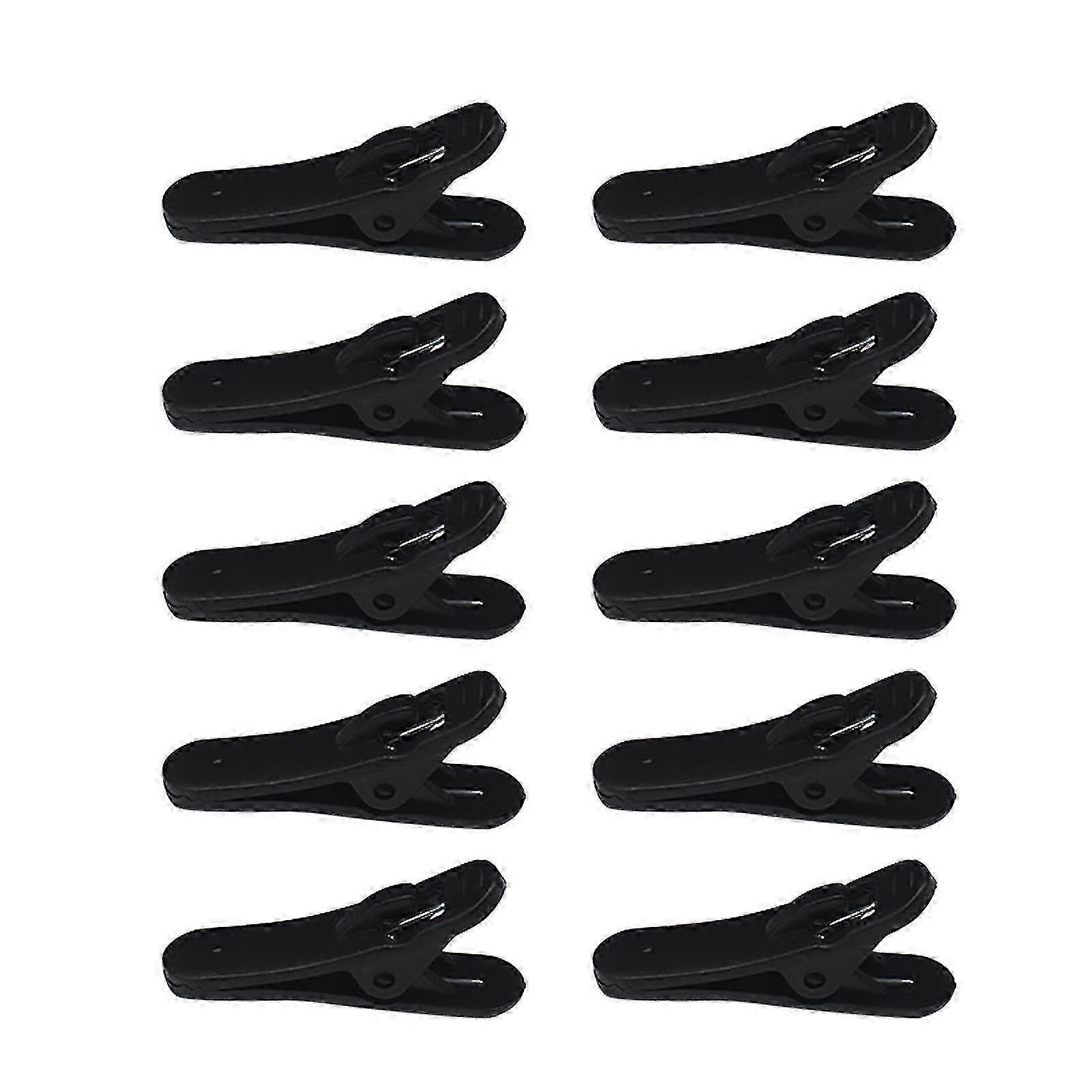 10pcs Mini Portable Rotatable Earphone Cable Clip Clamp For Compatible Earphones