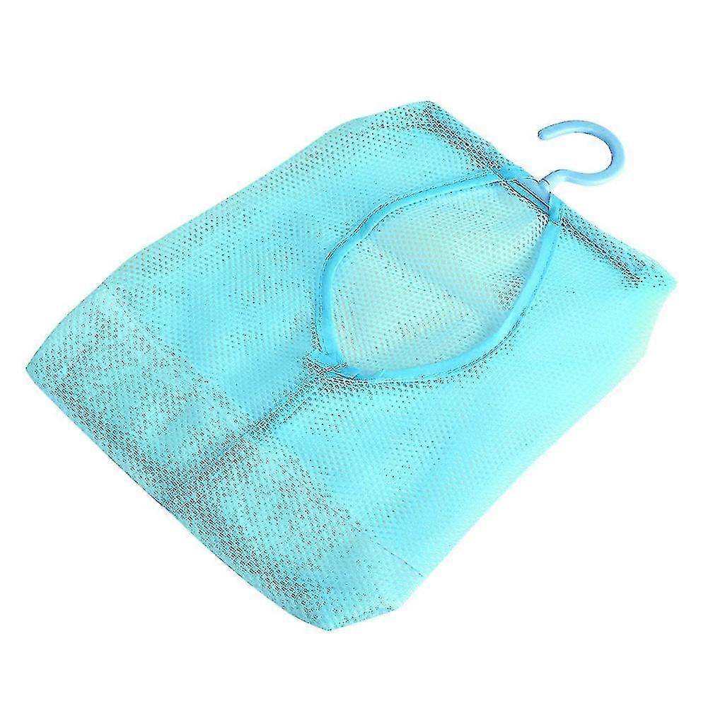 حقيبة تخزين شبكية معلقة متعددة الأغراض للجوارب والجوارب وحمالة الصدر والملابس الداخلية - أزرق