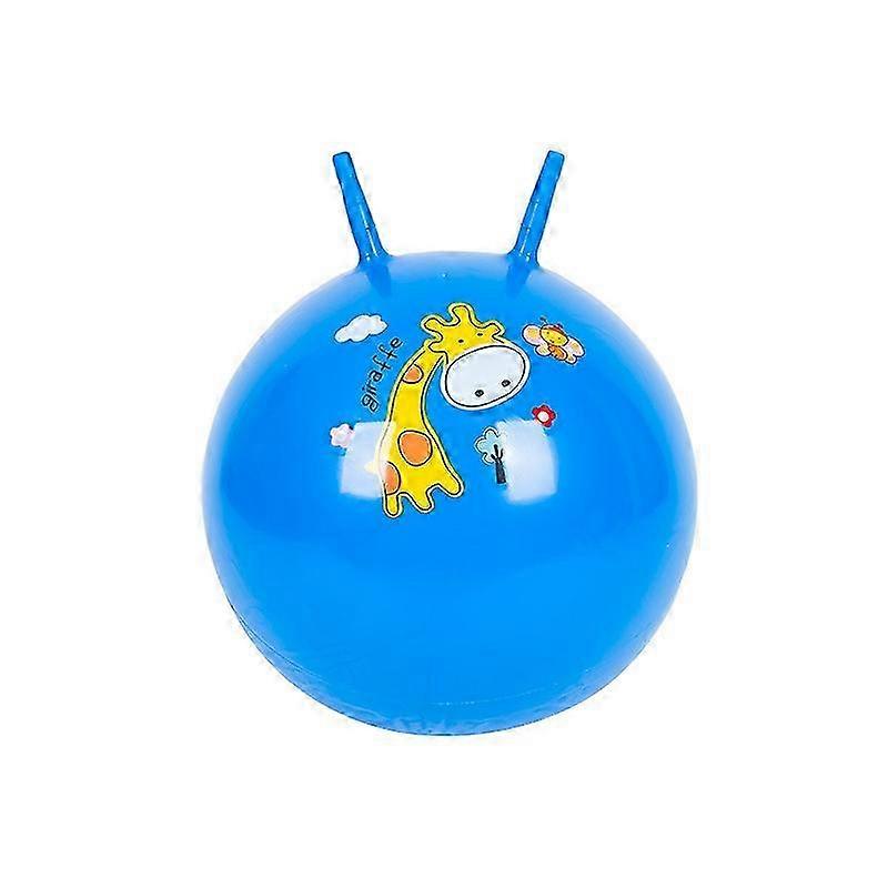 Inflatable Bouncy Ball with Handle for Kids, Toddler Jumping Hopper Ball for Fun and Active Playtime