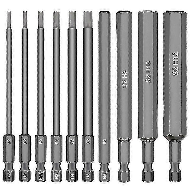 10-Pieceinner Hexagon Spanner 1.5-12Mm Wrench Socket