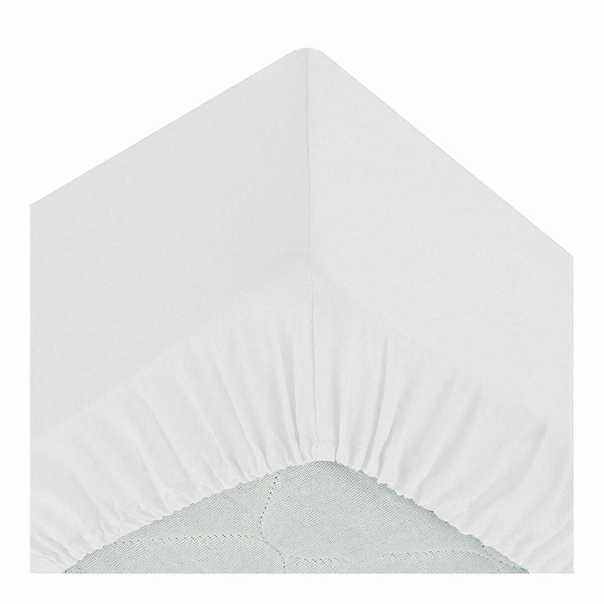Fitted sheet Atmosphera White (90 x 190 cm)