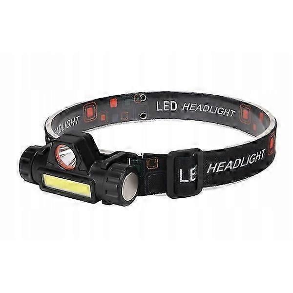 Multifunctional Headlamp - Adjustable - USB Black