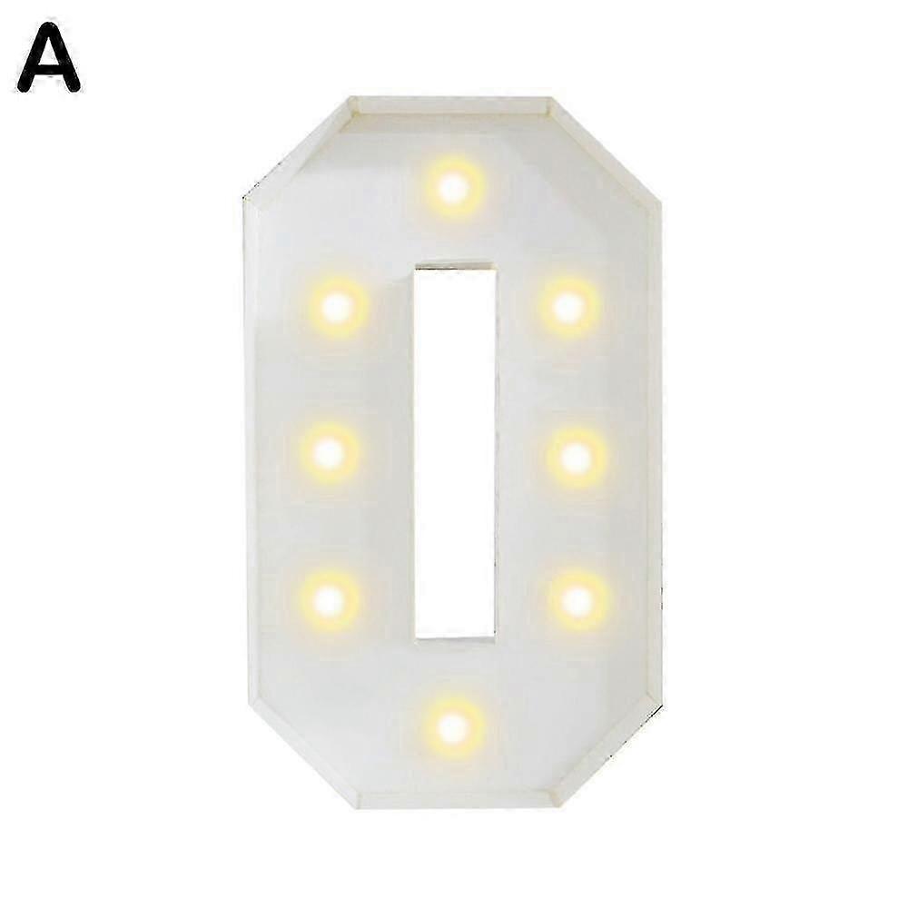 Large LED Light Up Alphabet Letters and Numbers 0-9 for Custom Decorations,Durable and Bright Design