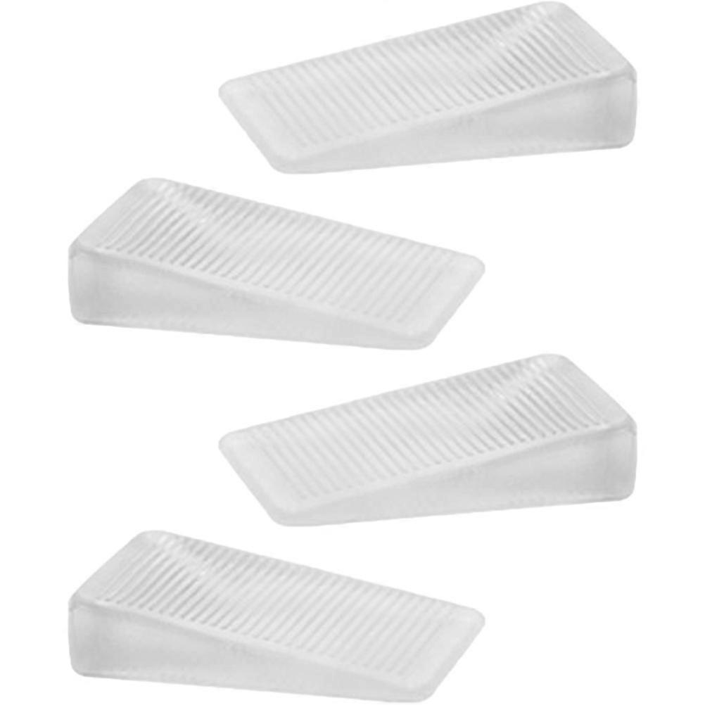 4pcs Rubber Wedge Shims for Furniture Leveling – Durable, Non Slip Floor Protection Pads for Wobbly Furniture, Easy Install on Uneven Floors
