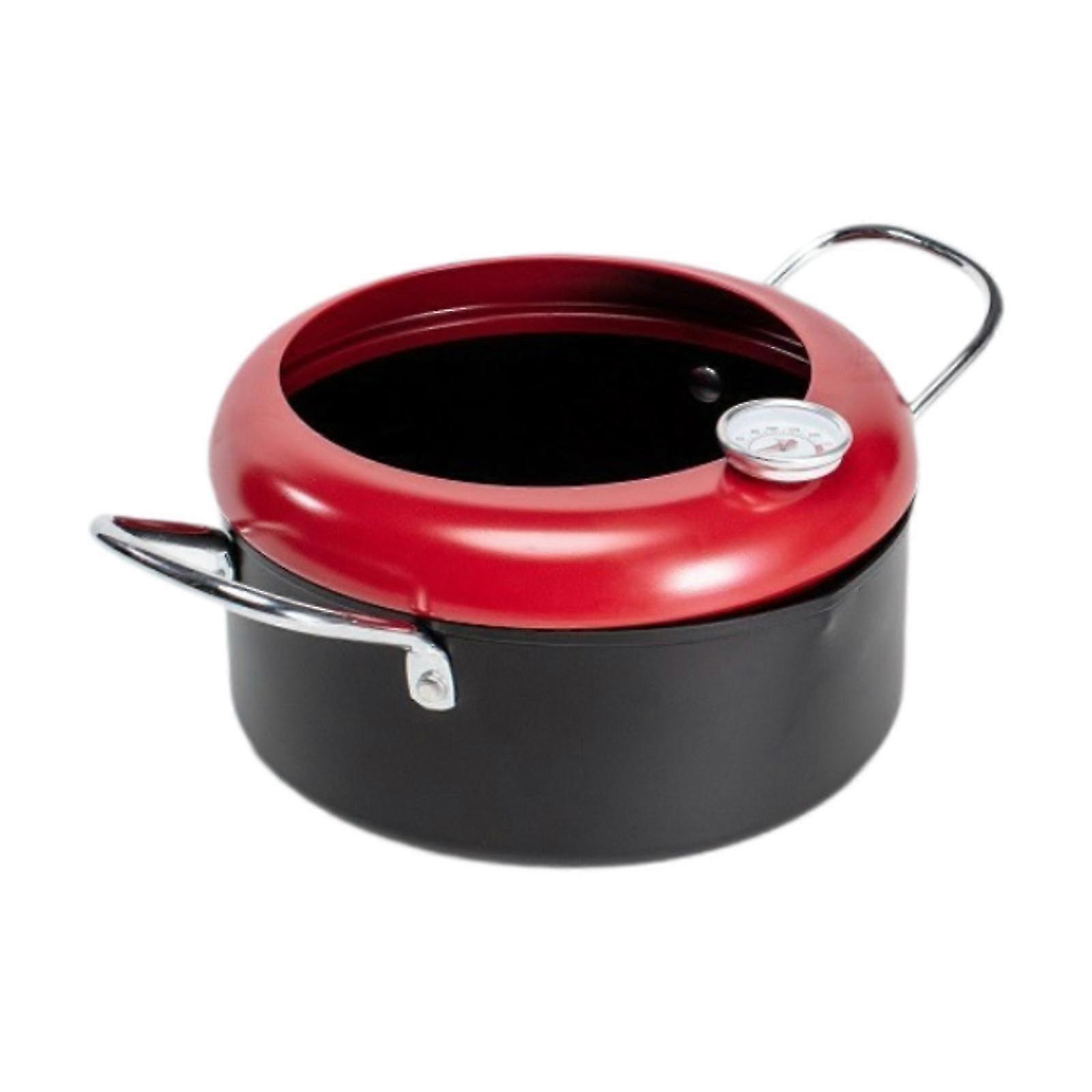 Versatile Deep Frying Pot with Timer for Cooking Meat and French Fries, Ideal for Various Culinary Needs