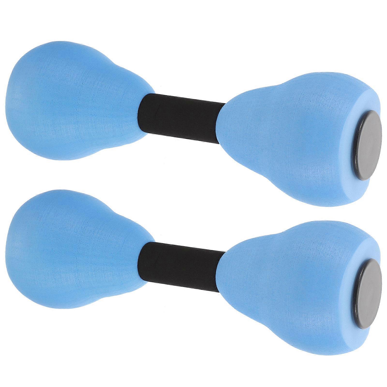 Training Pool Weights Portable Water Weight EVA Dumbbell Shape Interactive Style Fat Burning Fitness Equipment 1 Pair