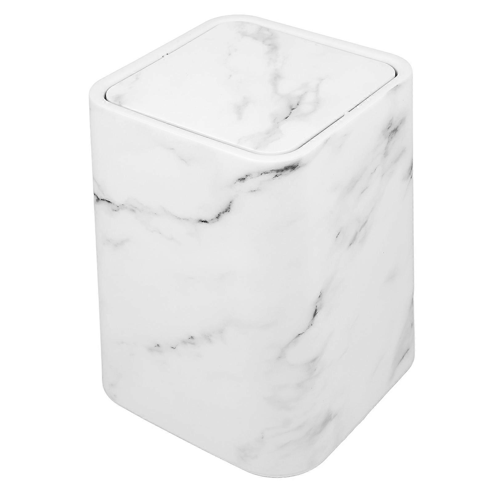 Bathroom Waste Baskets Use Square Plastic Multi 1Pcs