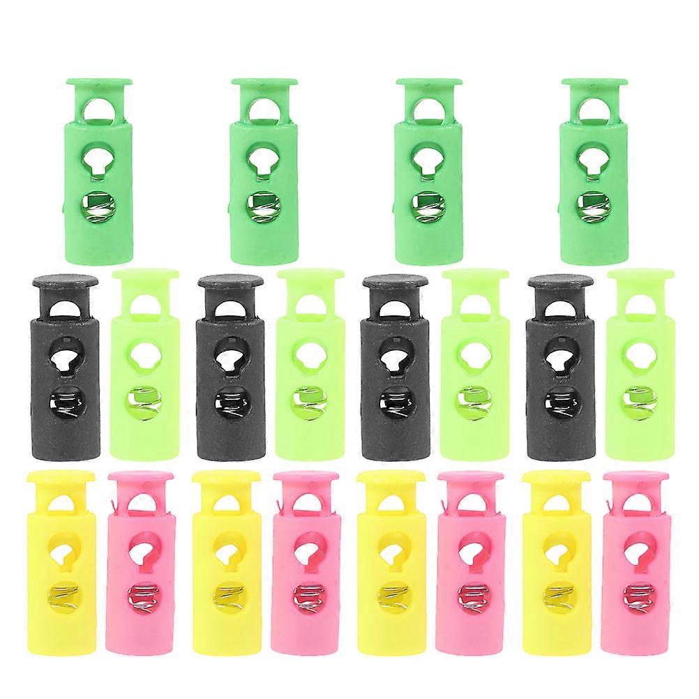 Needle Cover Accessories Firmly Fixed Simple Design Spring Shape Green Knitting Needle Protectors 20Pcs