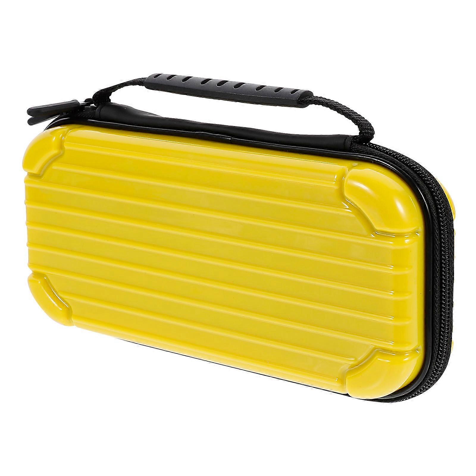Game Console Bag Compatible with Switch Lightweight Portable Travel Case with Internal Elastic Straps for Console Storage and Protection