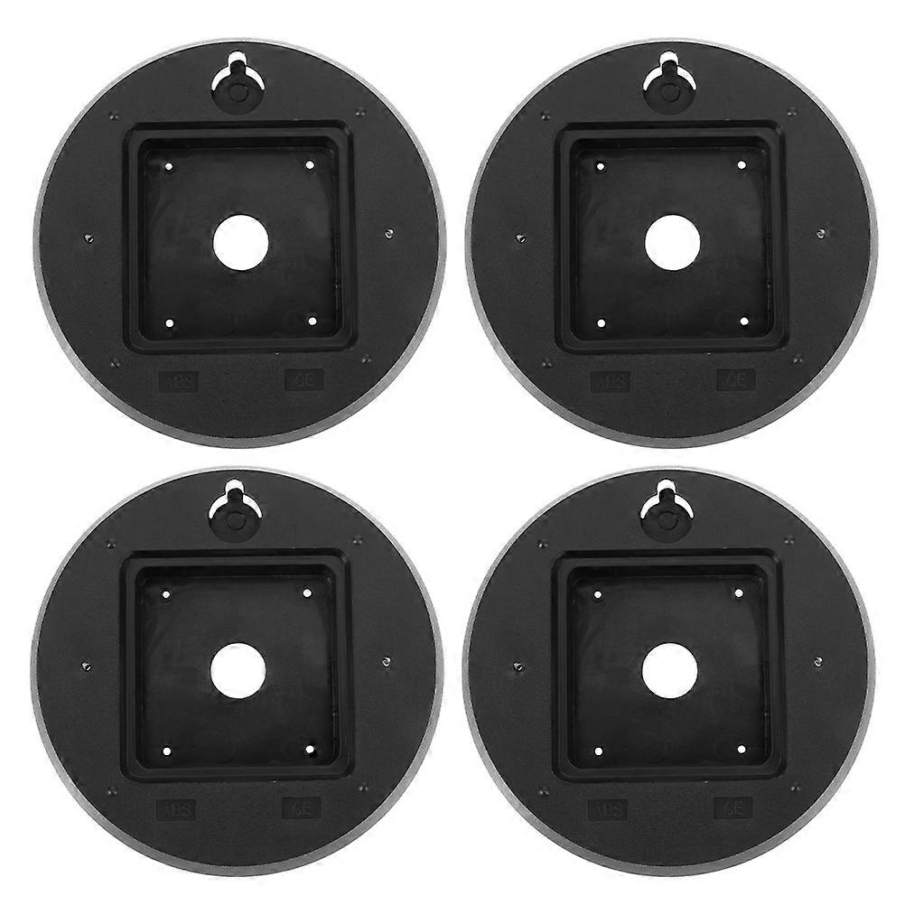4pcs Plastic Wall Clock Back Covers Replacement Kit for Clock Movement Repair   Durable Hanging Design