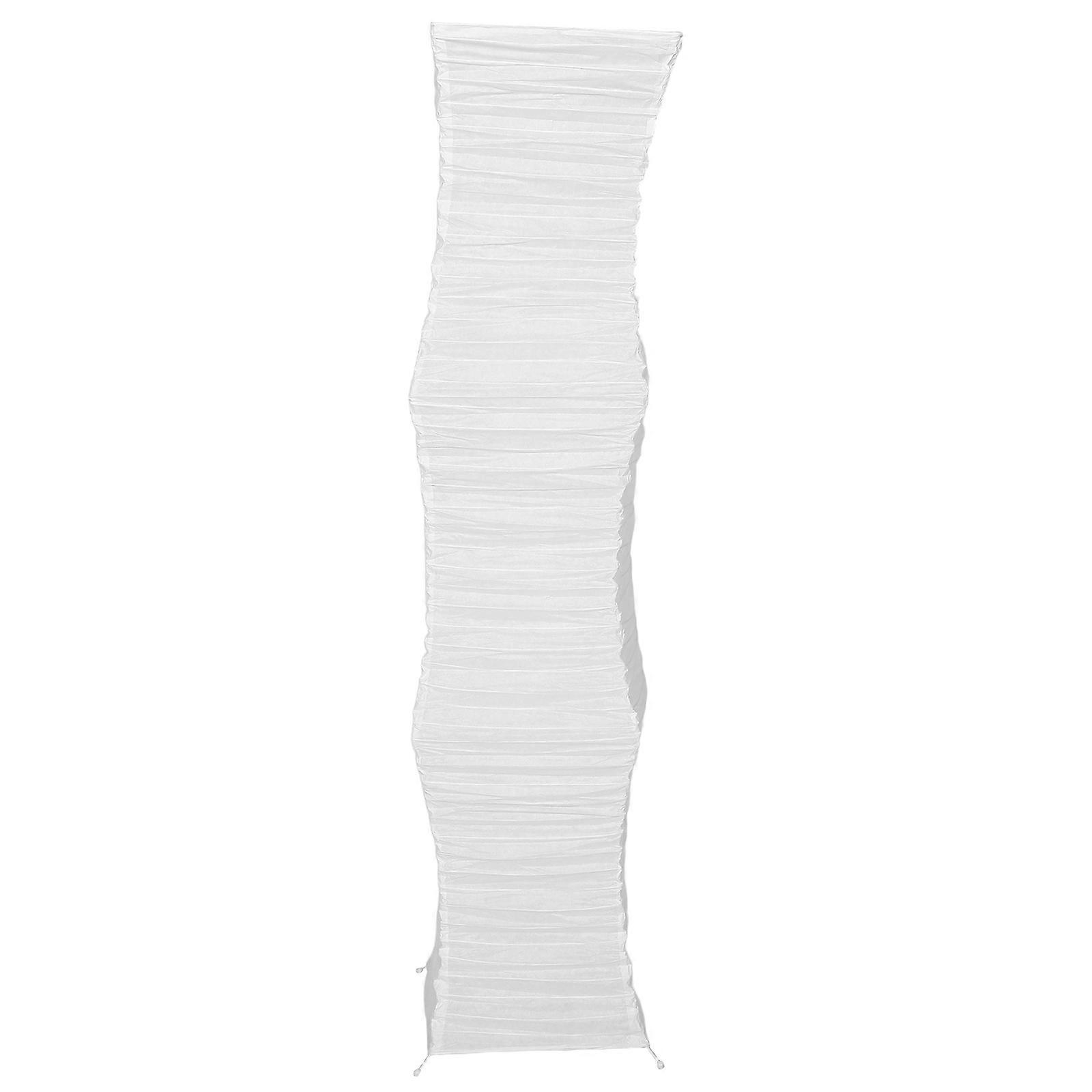 Standing Lamp Cover Foldable White Paper Lampshade for Floor Lamps Easy Installation 1Set