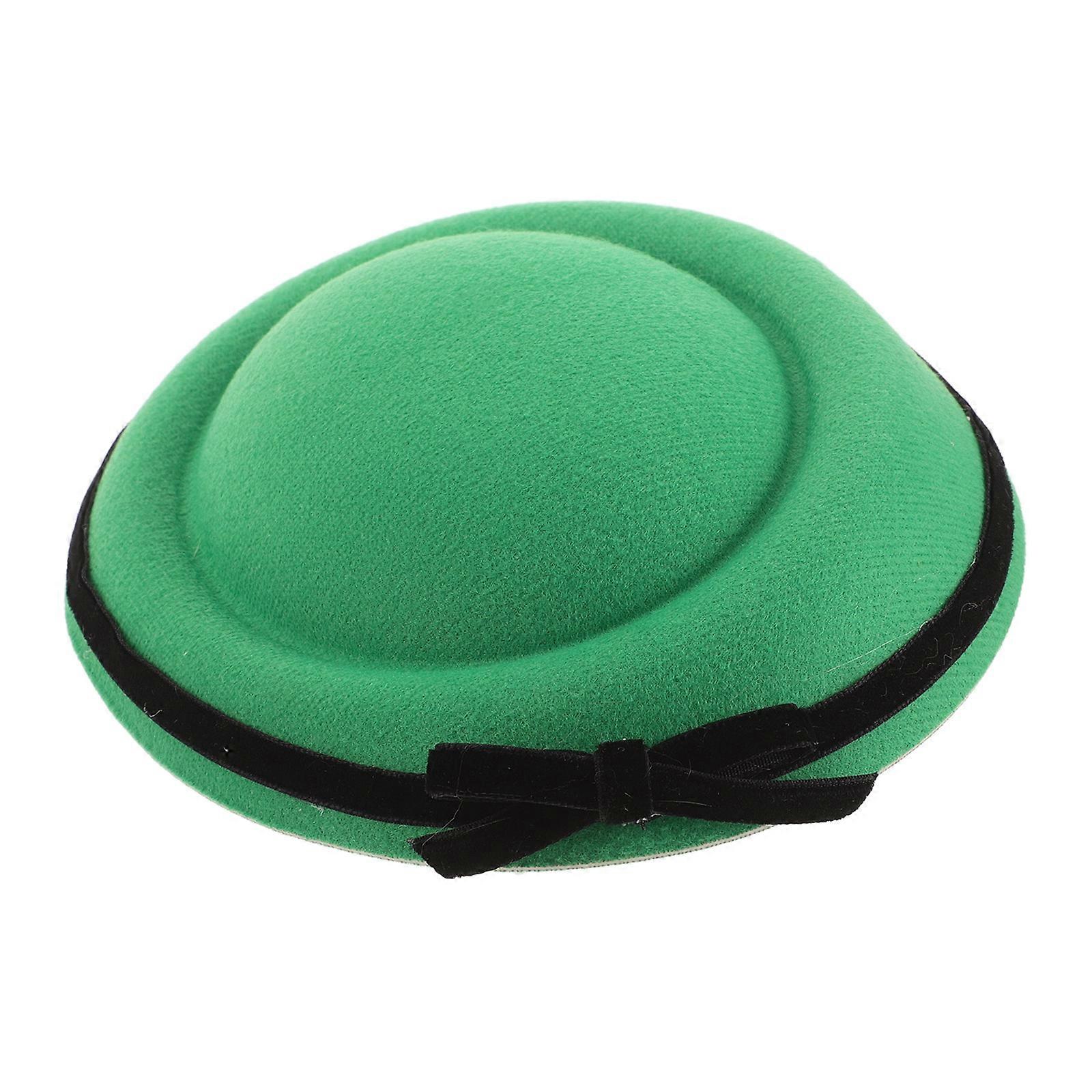 Mini Green Top Hat Hair Clip – Adorable Barrette for Tea Parties & Formal Events, Comfortable & Versatile Women's Hair Accessory