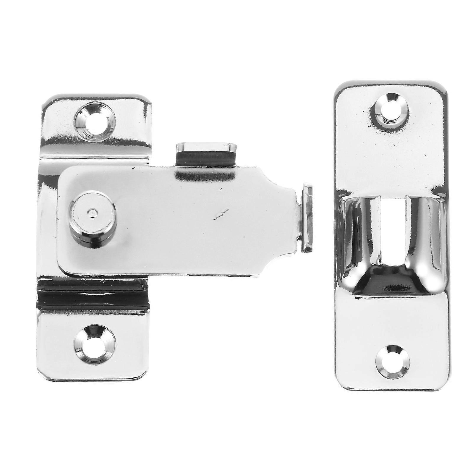 The **Heavy Duty Stainless Steel Toggle Latch Lock** is a versatile and durable locking solution designed for sliding barn doors, bathroom doors,